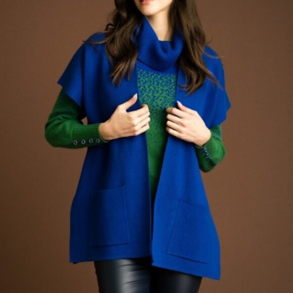 Marble Women's Oversized Fraser Vest Cardigan - XL-XXL - Picture 1 of 8